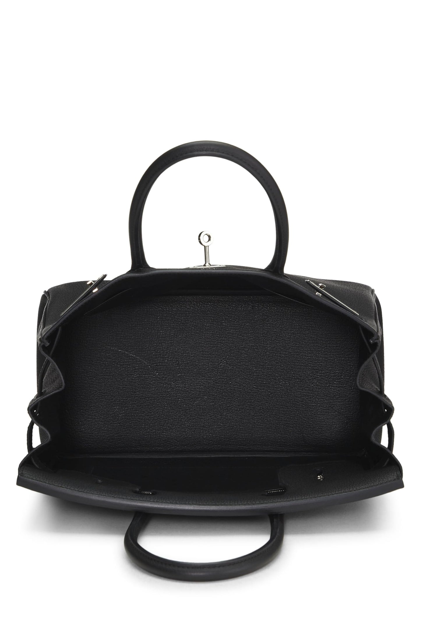 Hermès, sac Togo Birkin 30 noir d'occasion, noir