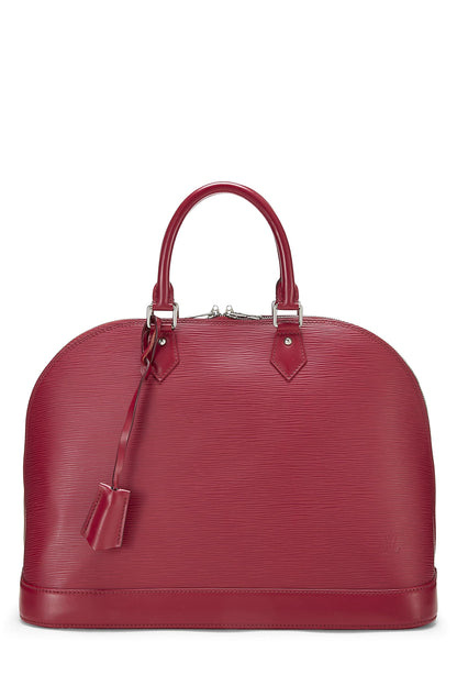 Louis Vuitton, Epi Alma GM bordeaux d'occasion, rouge