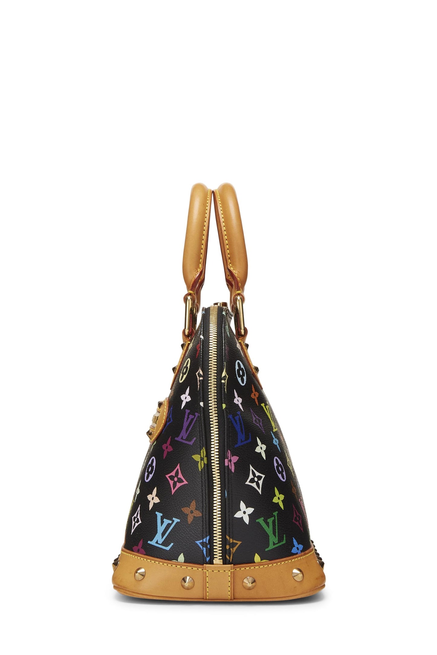 Louis Vuitton, Takashi Murakami x Louis Vuitton Alma PM Noir Monogram Multicolore d'occasion, Noir