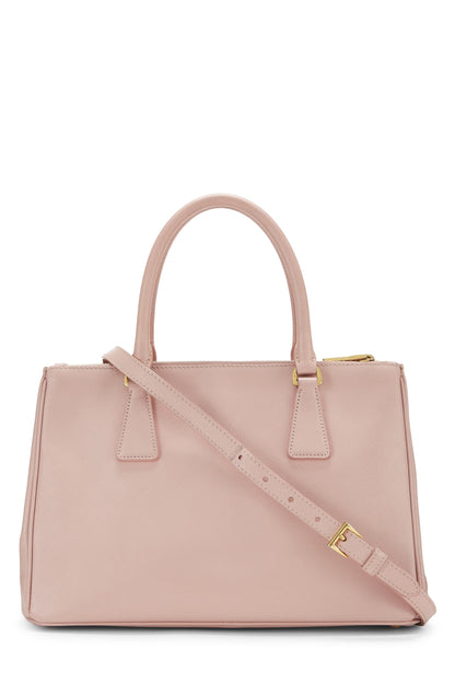 Prada, Pre-Loved Pink Saffiano Executive Tote Small, Pink