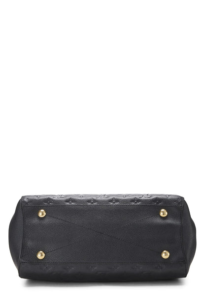 Louis Vuitton, Empreinte Montaigne MM Monogram Noir d'occasion, Noir