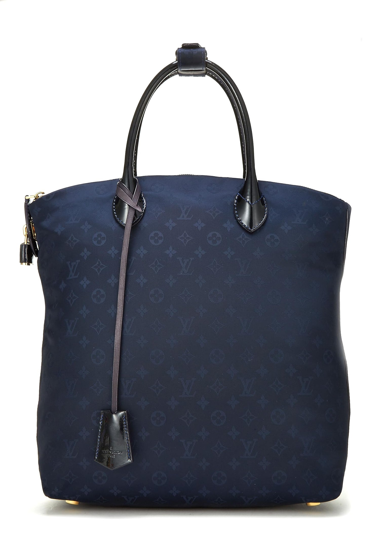 Louis Vuitton, Pre-Loved Marine Blue Monogram Desire Vertical Lockit MM, Navy