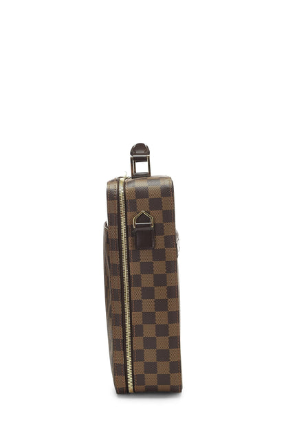 Louis Vuitton, Pre-Loved Damier Ebene Porte Ordinateur Sabana, Brown