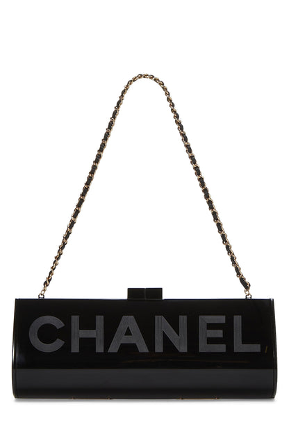 Chanel, sac de soirée en Lucite noire d'occasion, noir