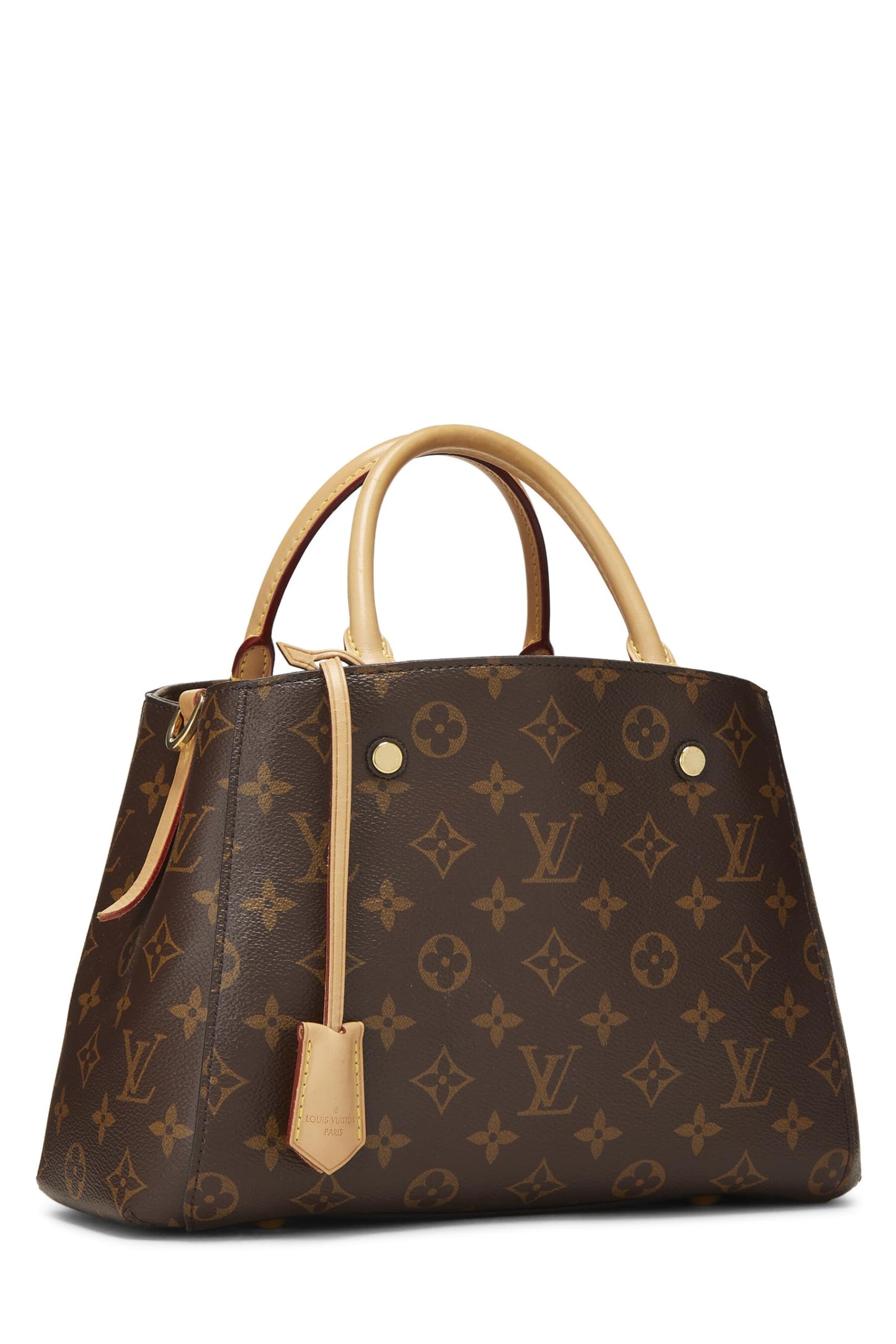 Louis Vuitton, Pre-Loved Monogram Canvas Montaigne BB, Marrón