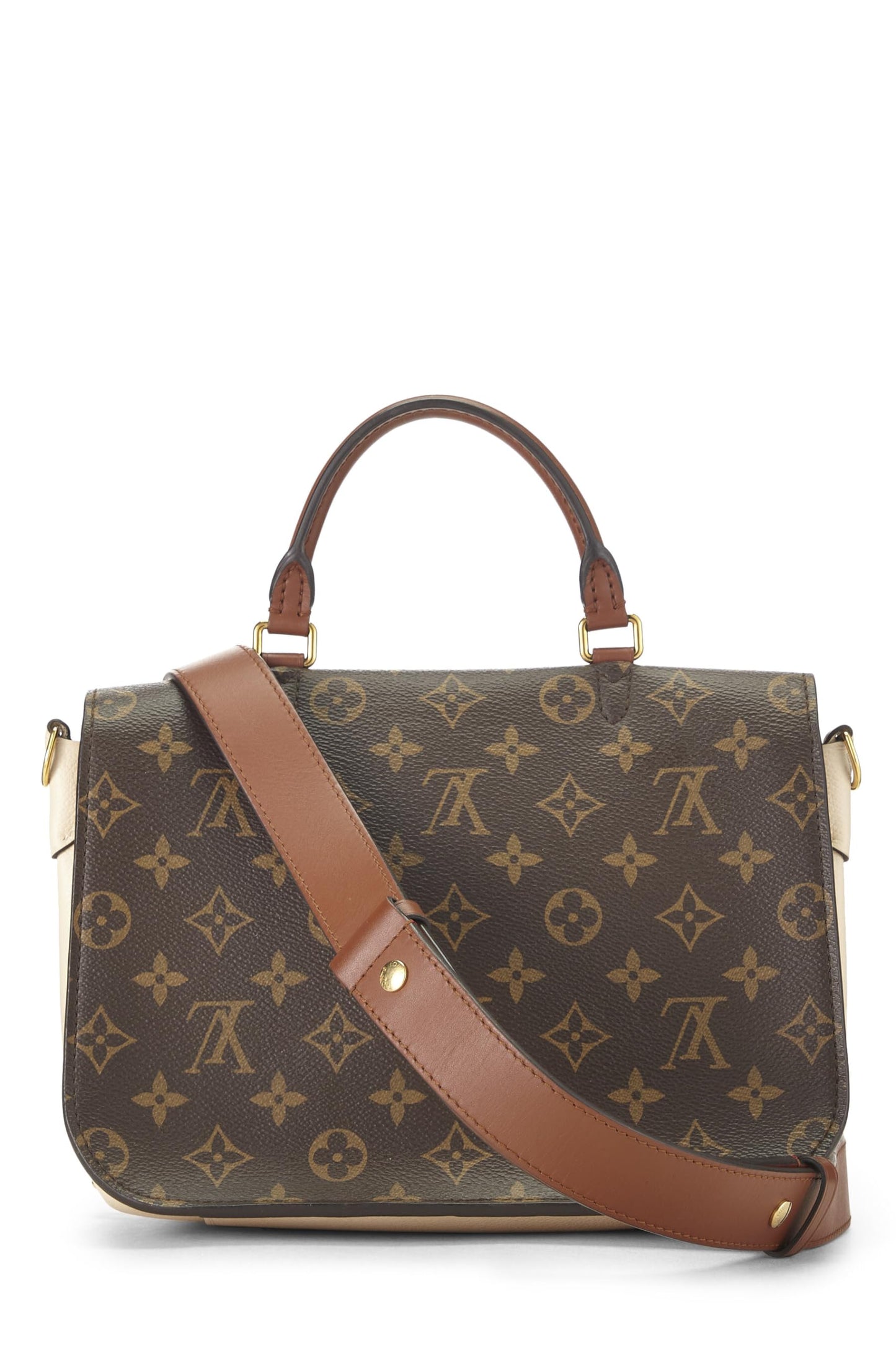 Louis Vuitton, Marignan de lona con monograma beige Pre-Loved, Beige