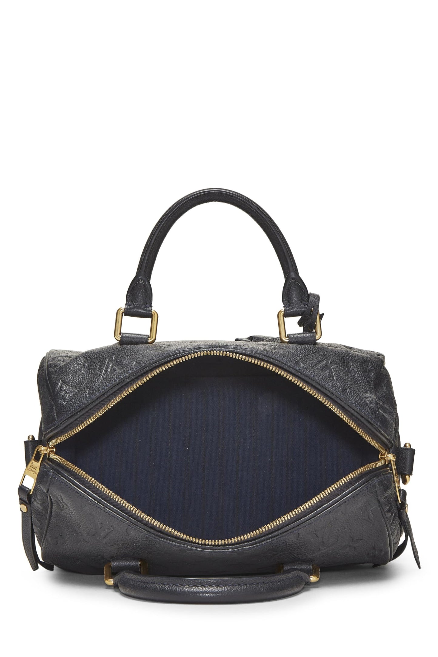 Louis Vuitton, Pre-Loved Blue Infini Empreinte Speedy Bandouliere 25, Navy