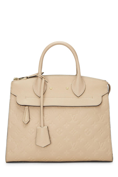 Louis Vuitton, Pré-Aimé Dune Empreinte Pont Neuf MM, Beige