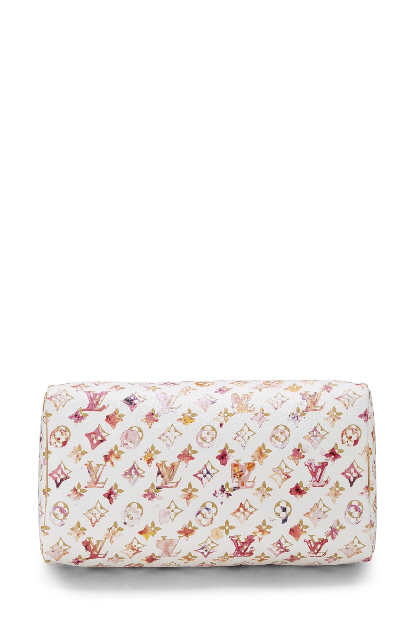 Louis Vuitton, Richard Prince x Louis Vuitton Monogram Watercolor Speedy 35 d'occasion, blanc