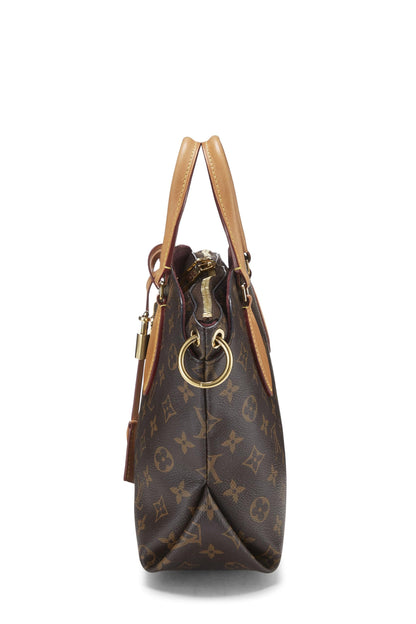 Louis Vuitton, Pre-Loved Monogram Canvas Flower Zip Tote PM, Brown