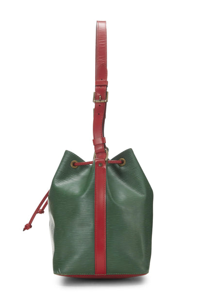 Louis Vuitton, Epi Noé Petite Bicolore Borneo Vert &amp; Rouge d'occasion, Multi