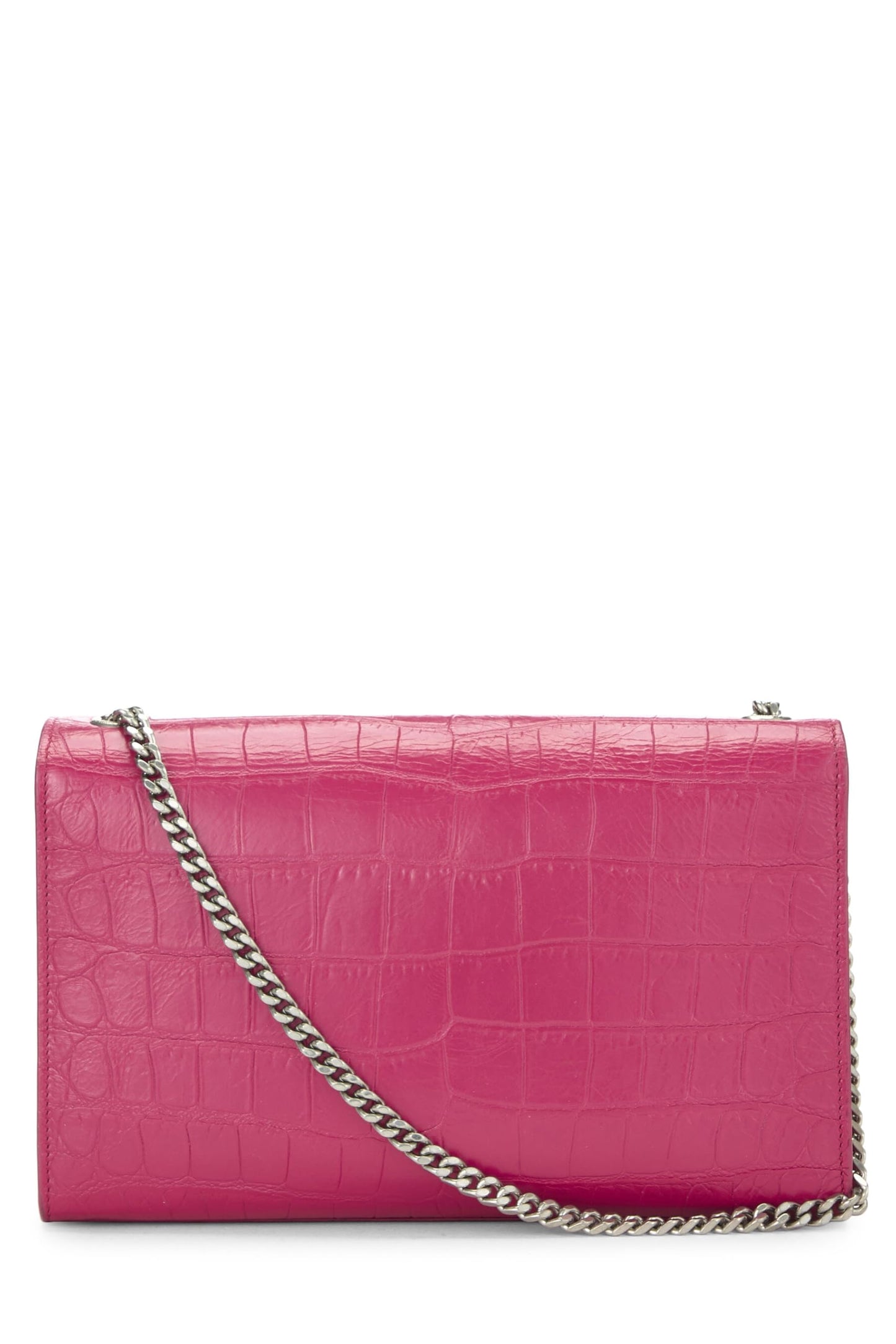 Yves Saint Laurent, Kate Tassel Medium rose gaufré d'occasion, rose