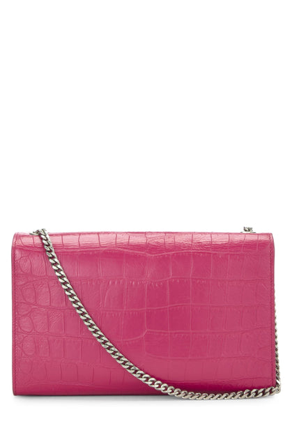 Yves Saint Laurent, Kate Tassel Medium rose gaufré d'occasion, rose