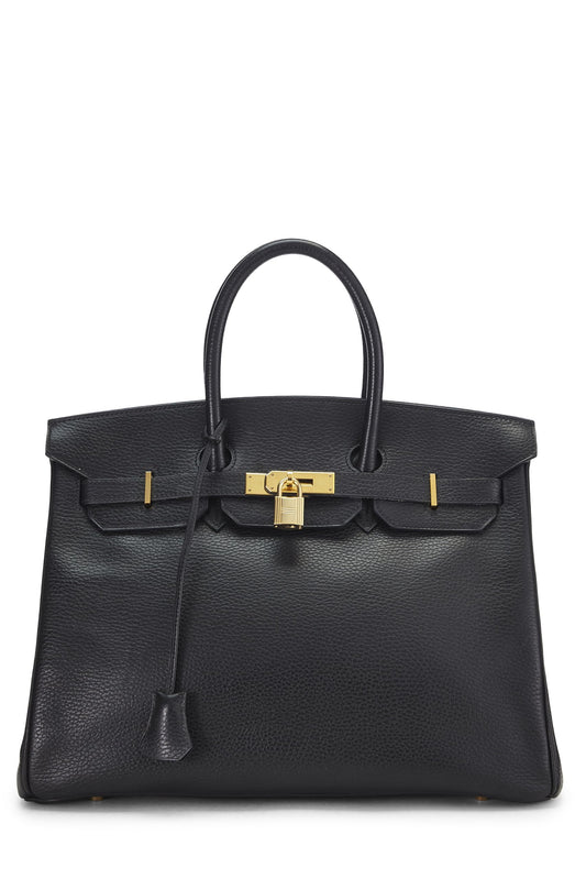 Hermès, Birkin 35 Ardennes Noir d'occasion, Noir