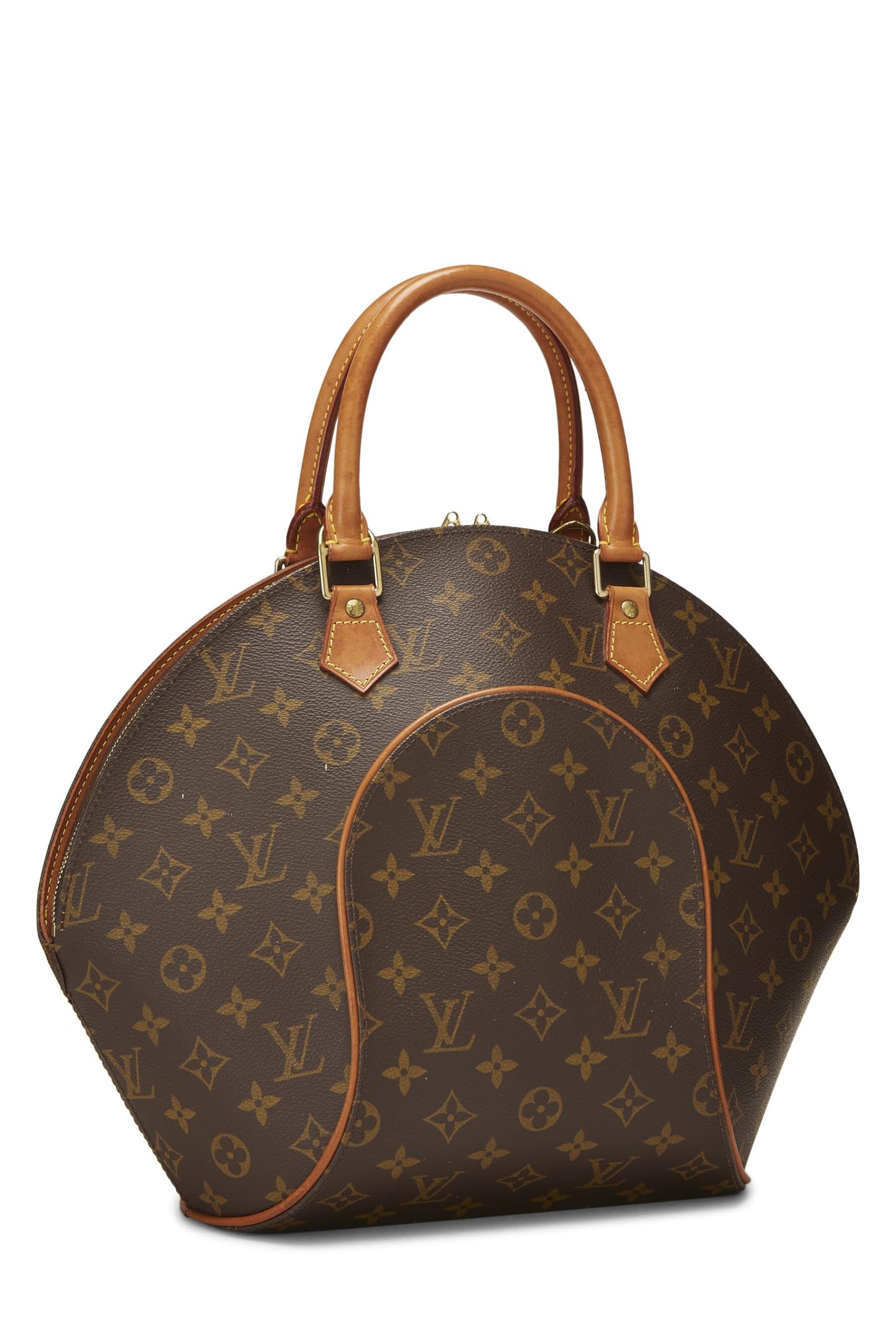 Louis Vuitton, Ellipse MM en toile Monogram d'occasion, marron