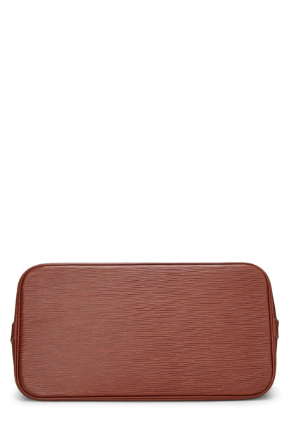 Louis Vuitton, Cipango Gold Epi Alma PM d'occasion, marron