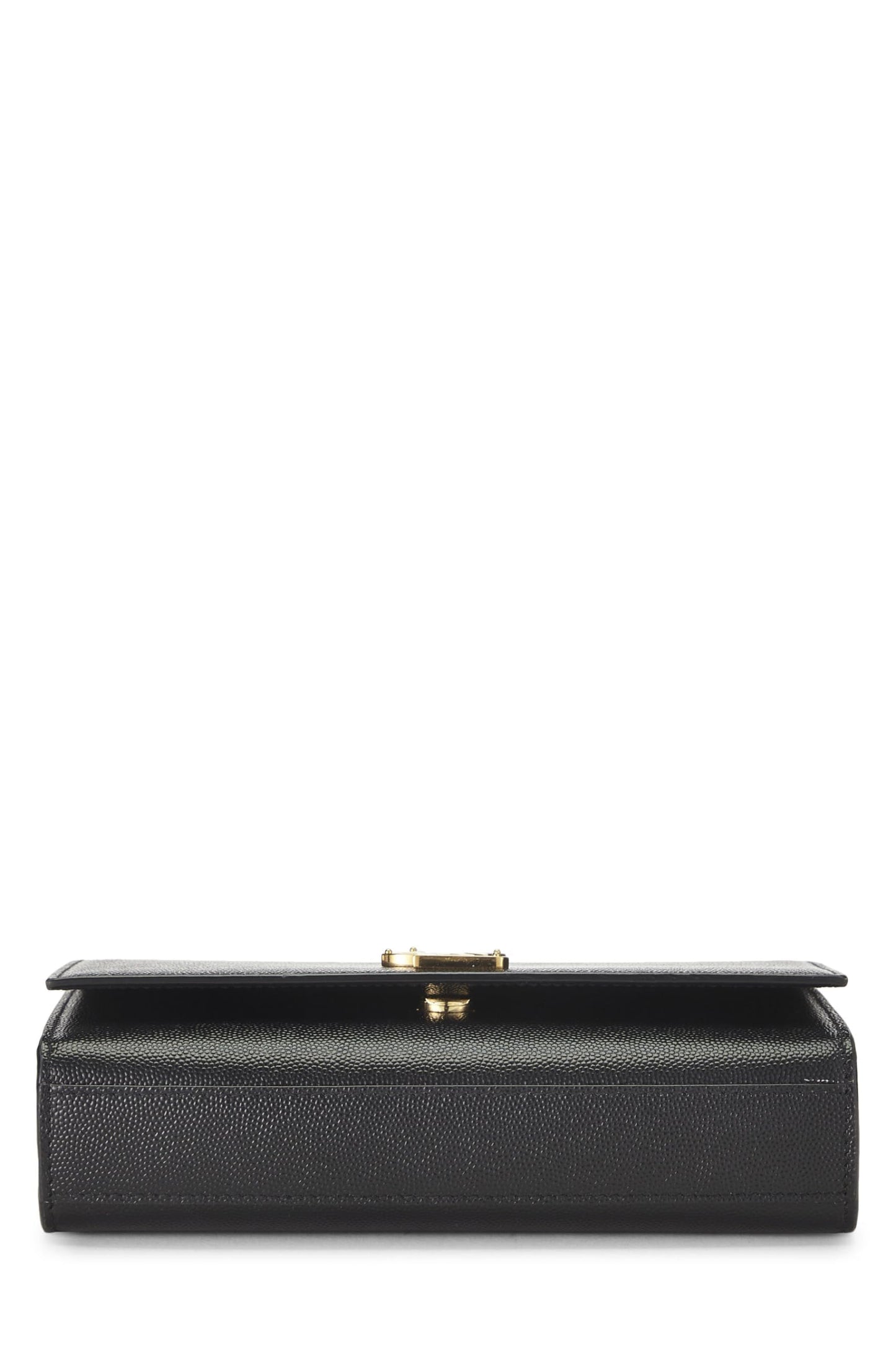 Yves Saint Laurent, Kate Small en cuir grainé noir d'occasion, noir