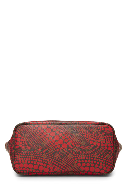 Louis Vuitton, Yayoi Kusama x Louis Vuitton Red Infinity Dots Monogram Canvas Neverfull MM, Rouge