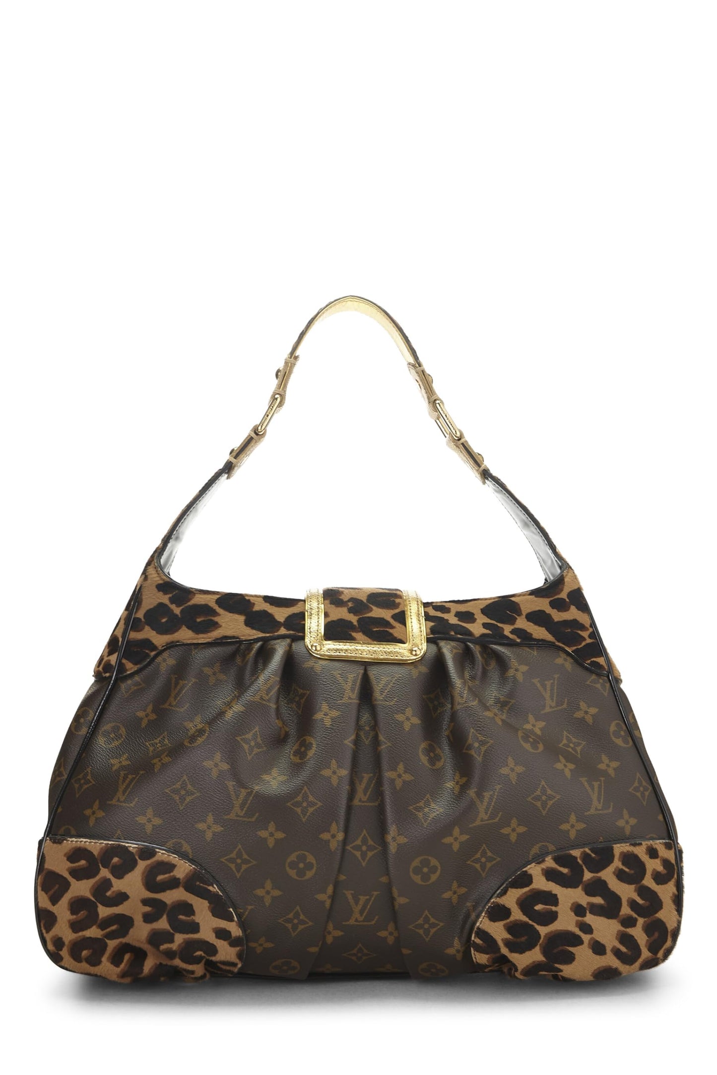 Louis Vuitton, Pre-Loved Brown Monogram Leopard Boley, Brown