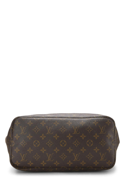 Louis Vuitton, Neverfull MM Pre-Loved de lona con monograma, Marrón