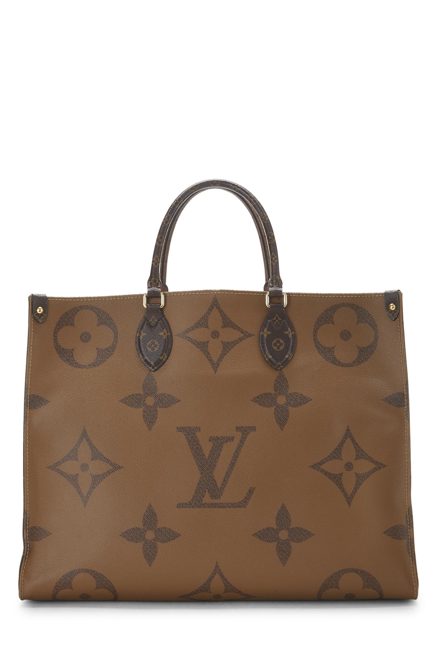 Louis Vuitton, Monogram Reversed Giant On The Go GM d'occasion, marron