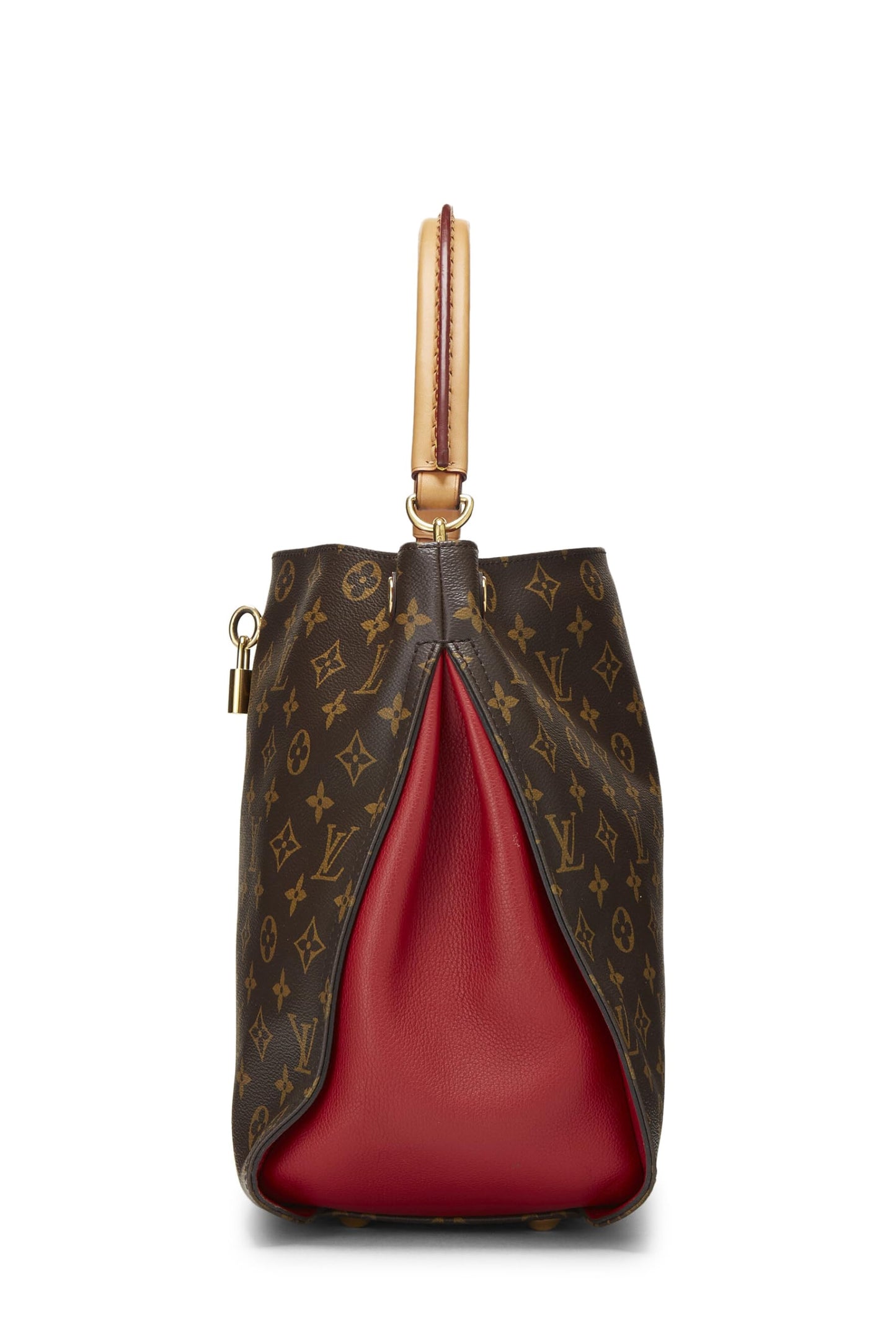 Louis Vuitton, Gaia en toile monogram rouge d'occasion, marron