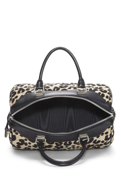 Louis Vuitton, Stephen Sprouse x Louis Vuitton Leopard Speedy 30 pre-amado, Negro