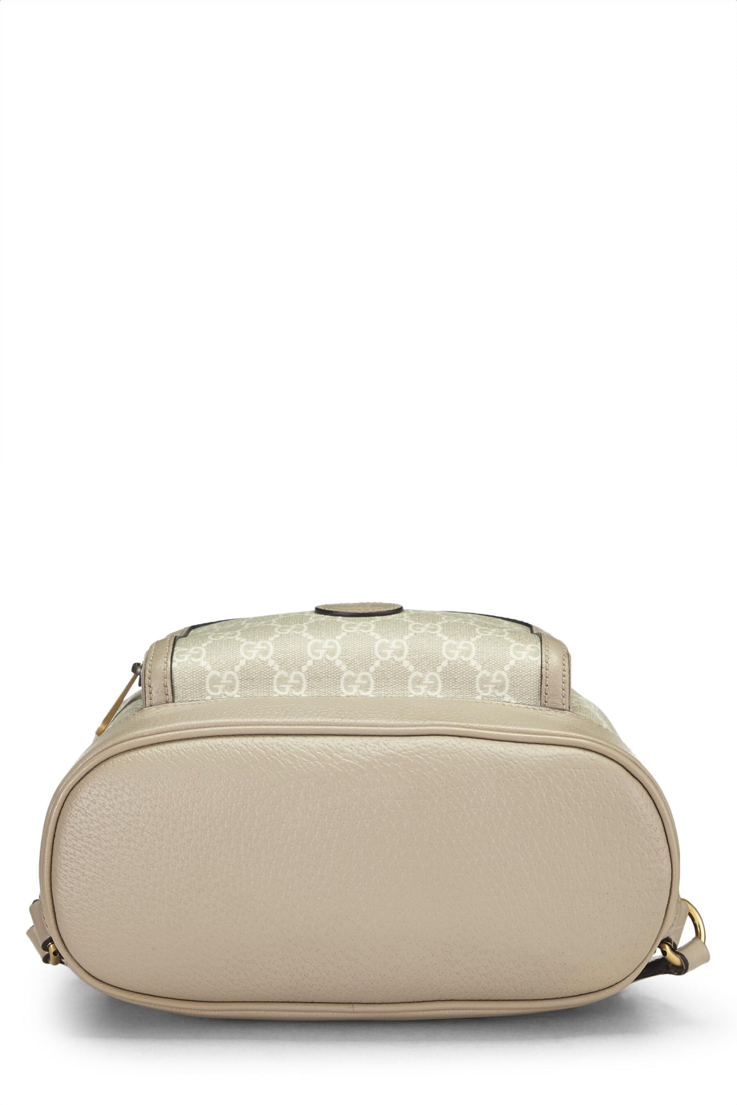 Gucci, sac à dos en toile suprême GG beige d'occasion à motif GG entrelacé, beige