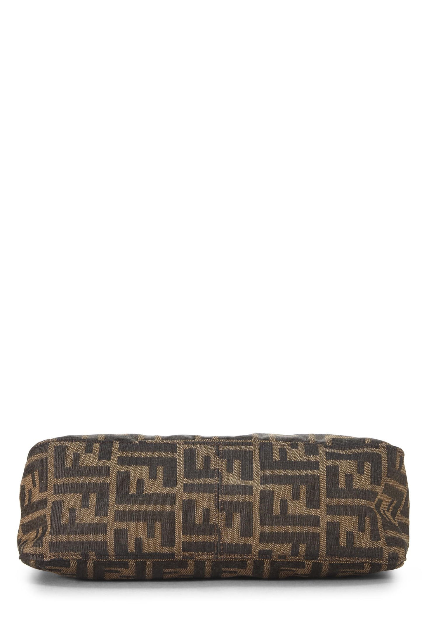 Fendi, sac à bandoulière en toile marron Zucca d'occasion, marron