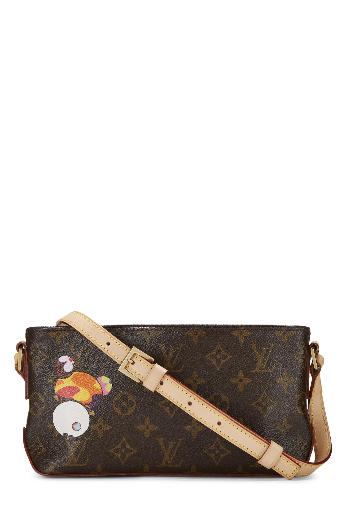 Louis Vuitton, Trotteur Panda de lona con monograma de Takashi Murakami x Louis Vuitton de segunda mano, marrón