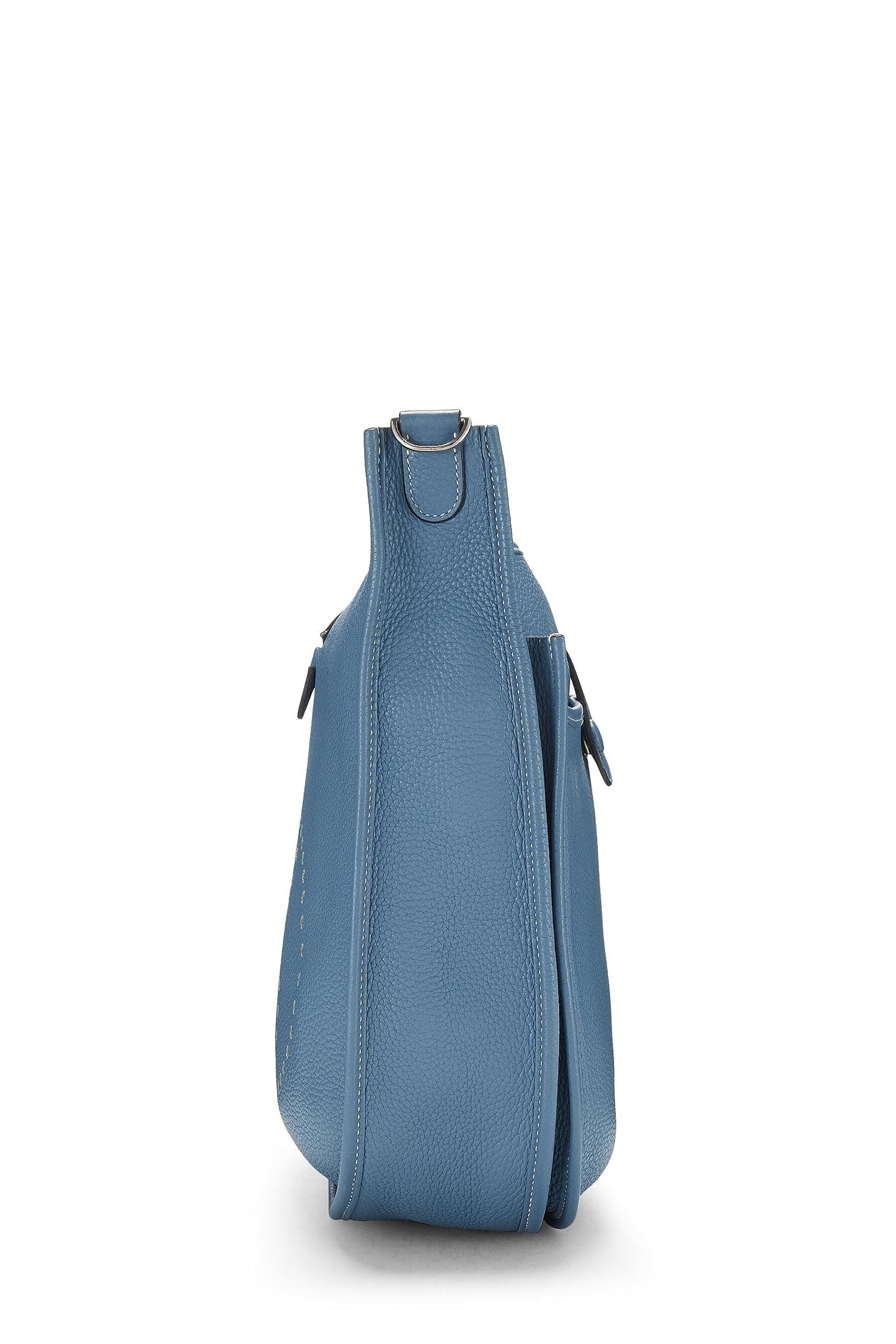 Hermès, Clémence Evelyne III GM Bleu Turquoise d'occasion, Bleu