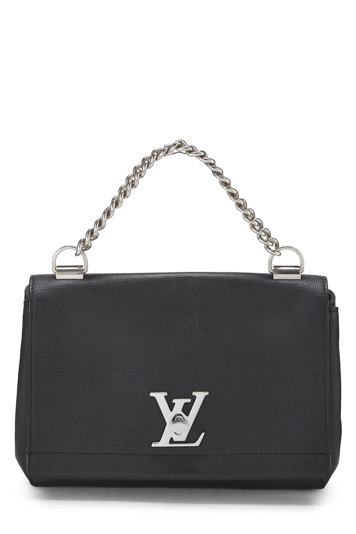 Louis Vuitton, Lockme II BB de cuero negro Pre-Loved, Negro