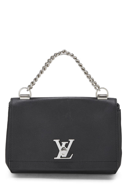 Louis Vuitton, Lockme II BB en cuir noir d'occasion, noir