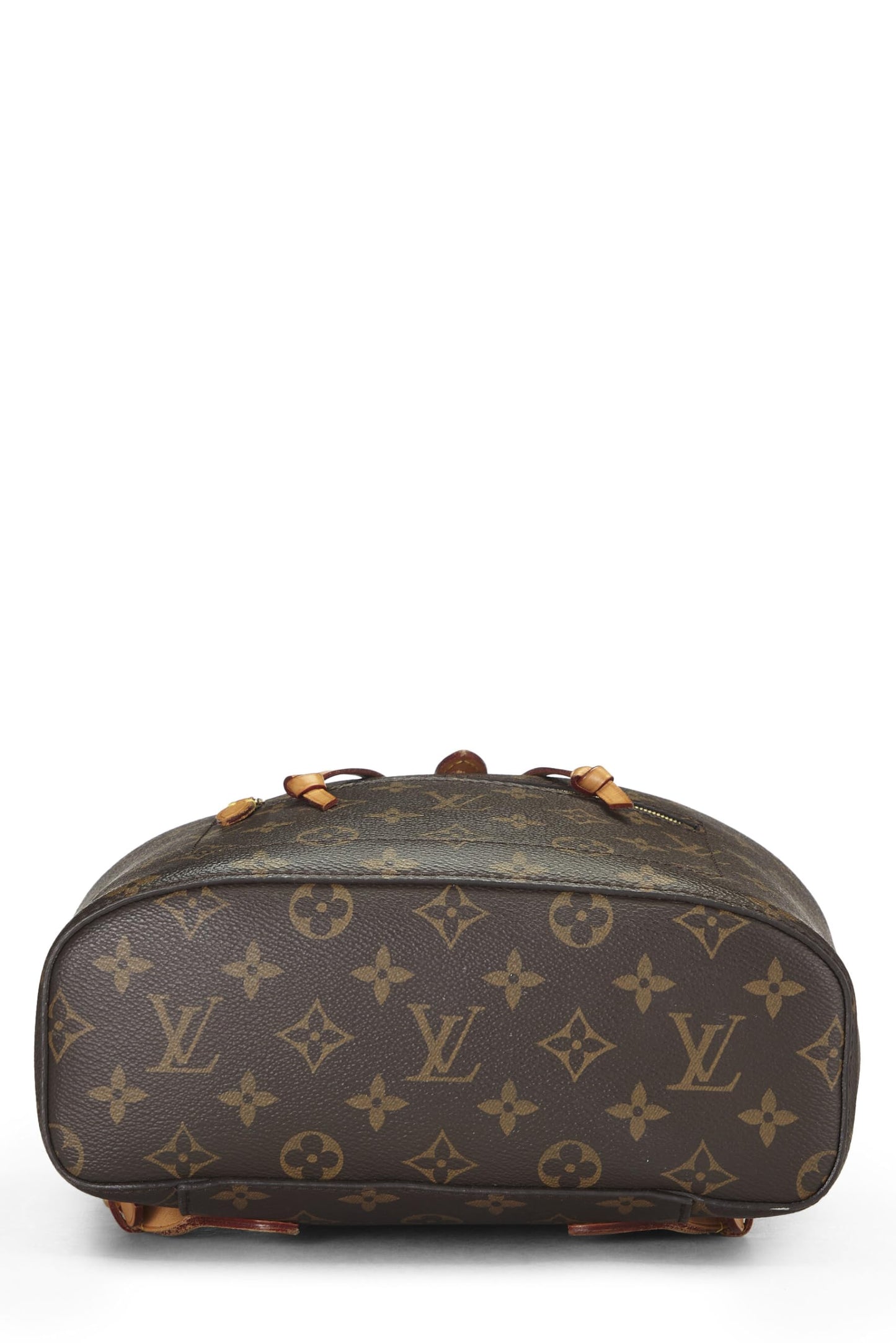 Louis Vuitton, Lona con monograma Pre-Loved Montsouris MM NM, Marrón