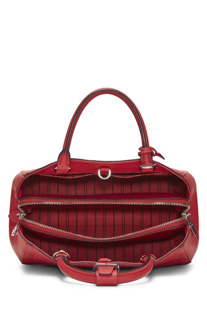 Louis Vuitton, Monogramme rouge pré-aimé Empreinte Montaigne BB, Rouge