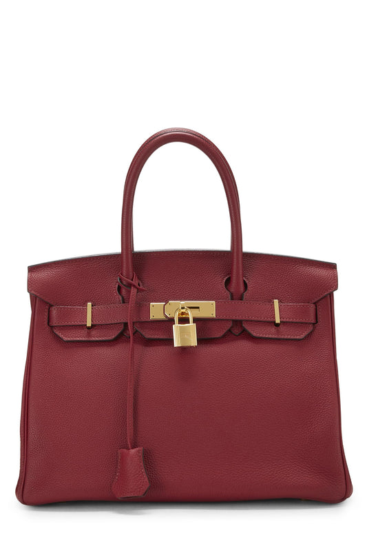 Hermès, Pré-Aimé Rouge Grenat Togo Birkin 30, Rouge Grenat