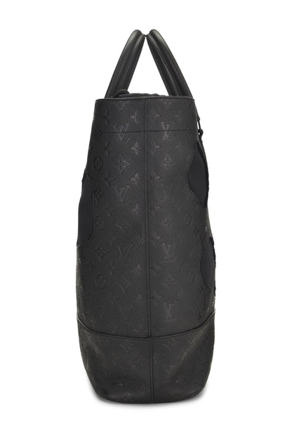 Louis Vuitton, Pre-Loved COMME DES GARÇONS x Louis Vuitton Black Monogram Empreinte Bag with Holes, Black