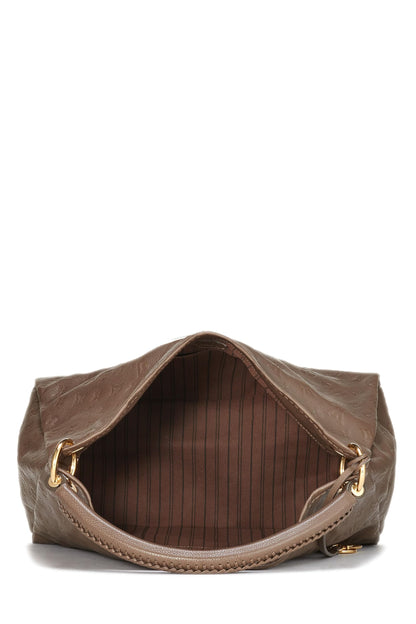 Louis Vuitton, Pre-Loved Havane Empreinte Artsy MM, Brown