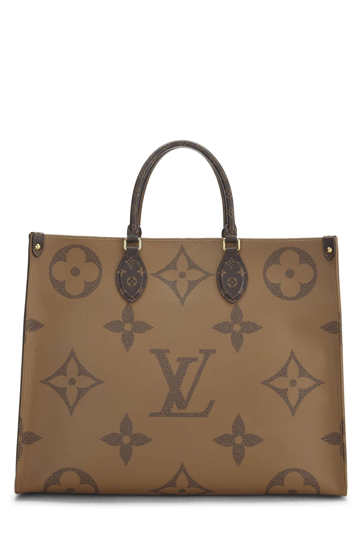 Louis Vuitton, Monogram Reversed Giant On The Go GM d'occasion, marron