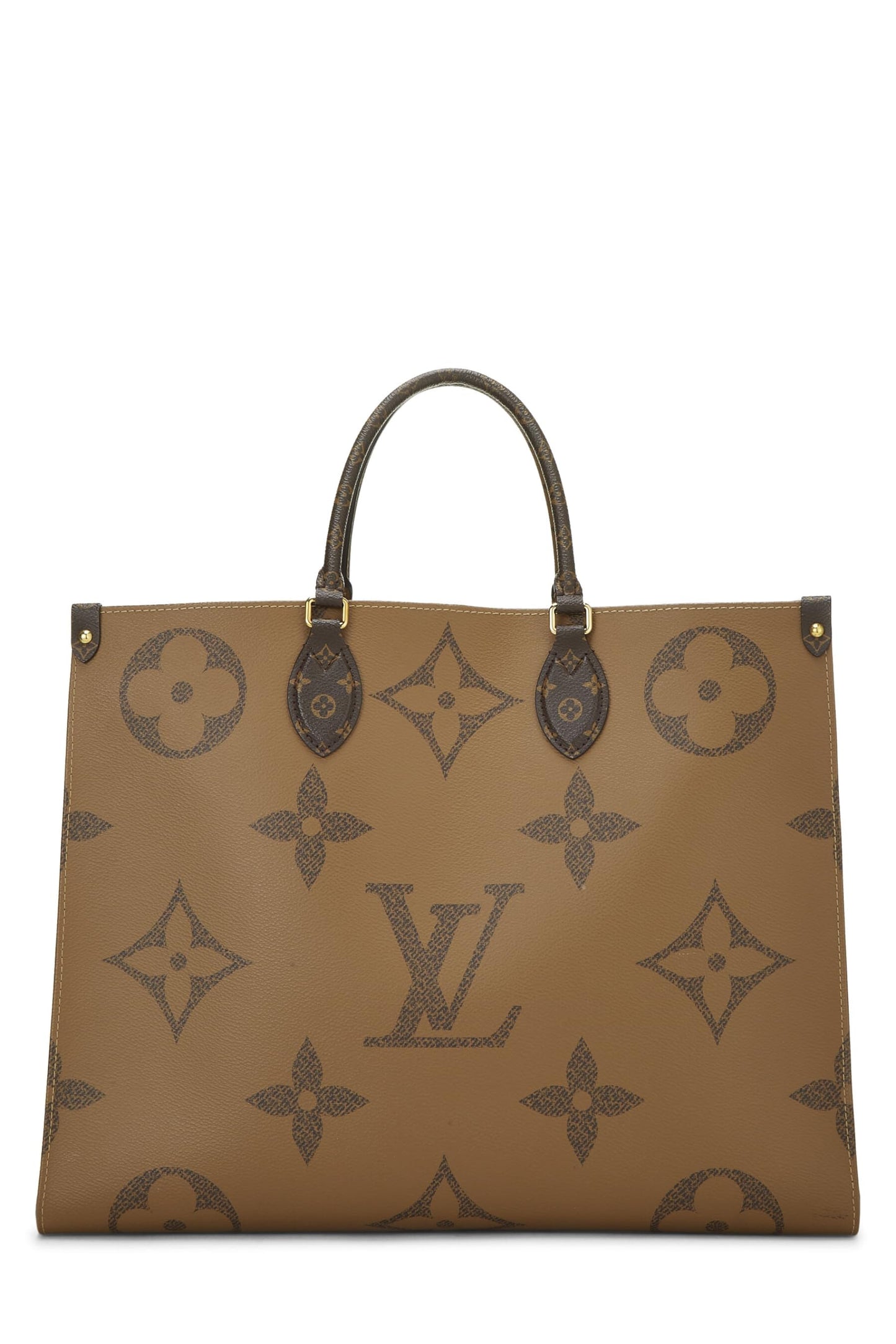 Louis Vuitton, Monogram Reversed Giant On The Go GM d'occasion, marron