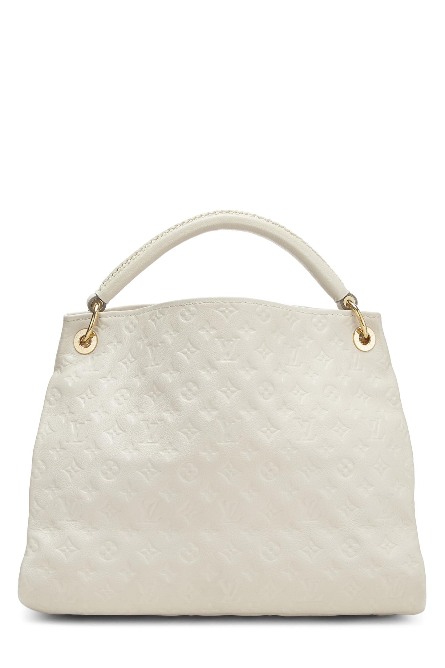 Louis Vuitton, Pre-Loved Neige Monogram Empreinte Artsy MM, Blanco