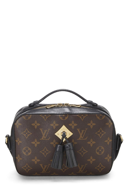 Louis Vuitton, Saintonge de lona con monograma negro Pre-Loved, Negro