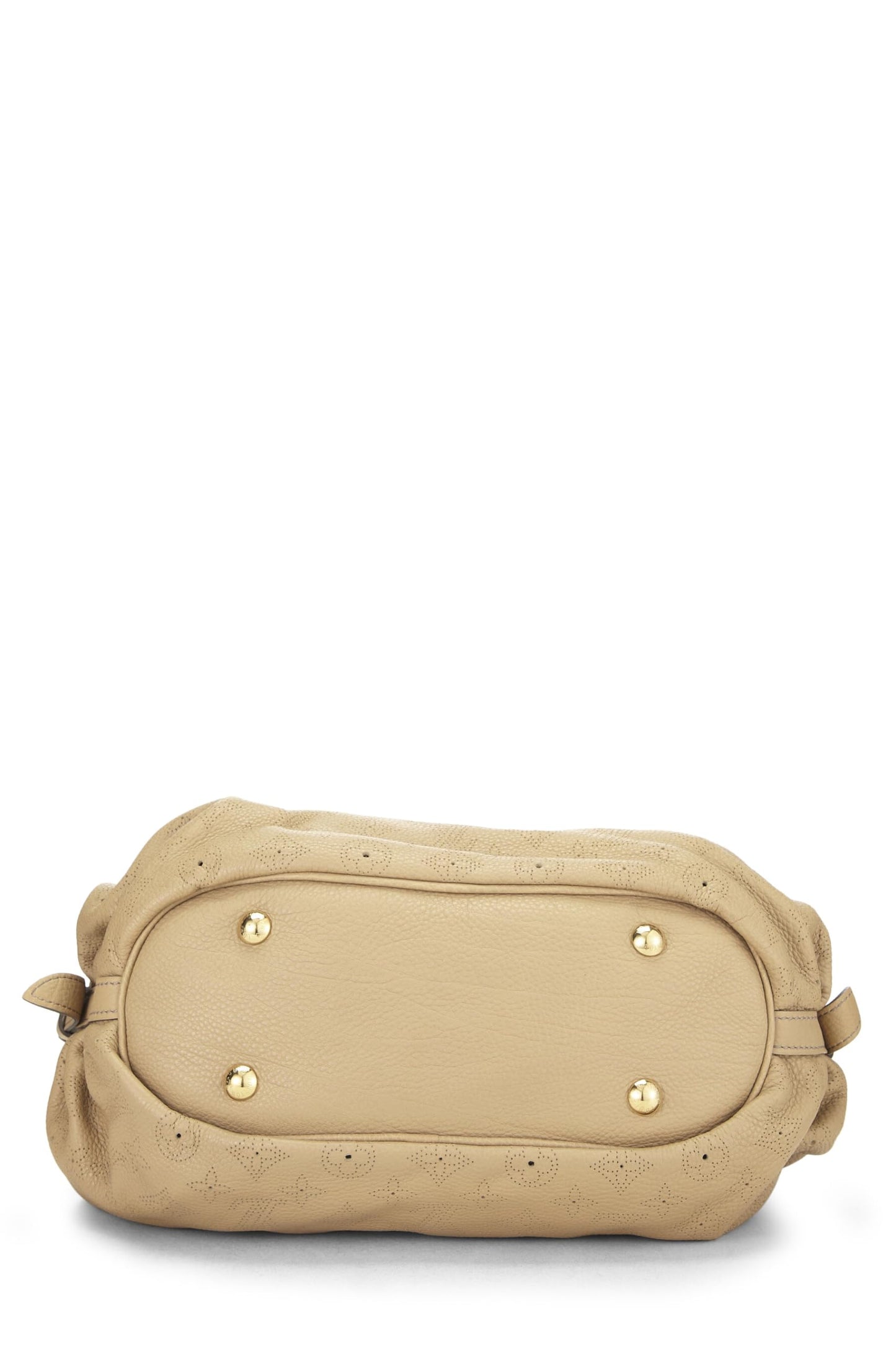 Louis Vuitton, Sac à main en cuir Mahina XS beige Monogram d'occasion, beige