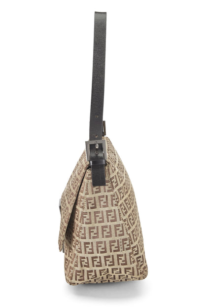 Fendi, sac en toile marron Zucchino Mama d'occasion, marron