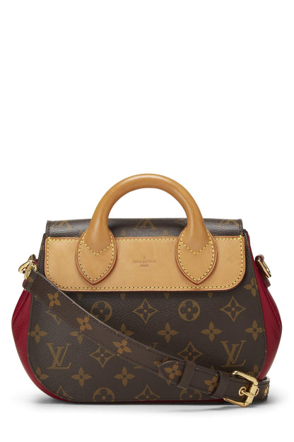 Louis Vuitton, Pre-Loved Eden PM de lona con monograma color burdeos, Rojo