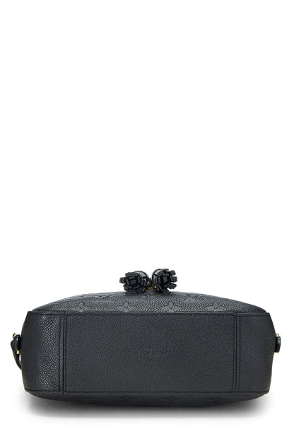 Louis Vuitton, Pre-Loved Black Monogram Empreinte Saintonge, Black