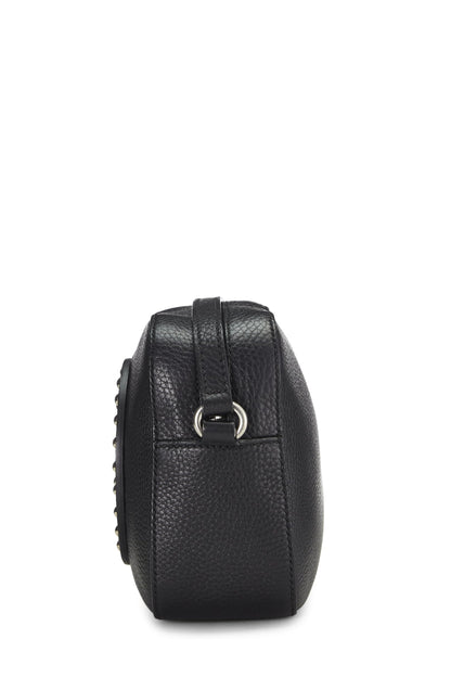 Gucci, Pre-Loved Black Grained Leather Studded Soho Disco, Black