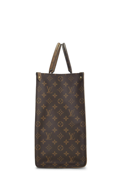 Louis Vuitton, Pre-Loved Monogram Reversed Giant On The Go GM, Brown