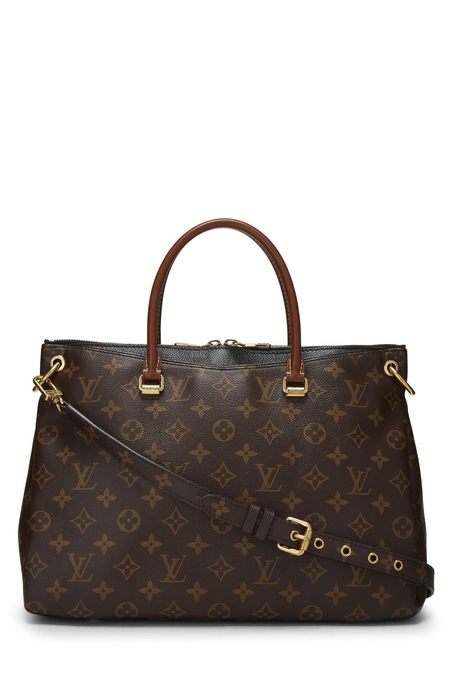 Louis Vuitton, Pallas en toile monogram noire d'occasion, noir