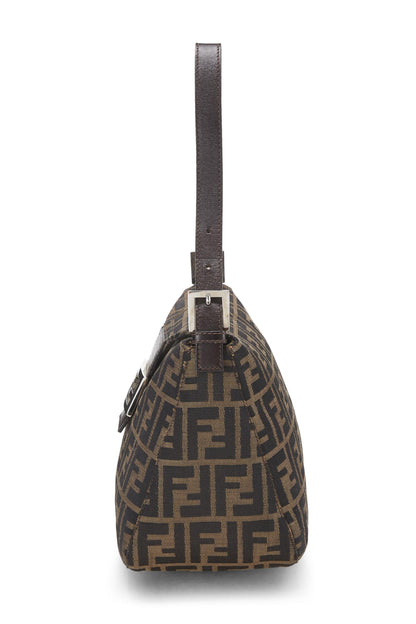 Fendi, Pre-Loved Brown Zucca Canvas Shoulder Bag, Brown